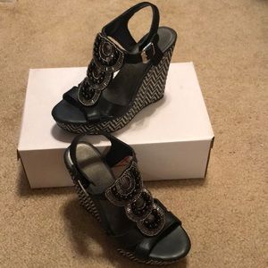 Gorgeous beaded wedges!